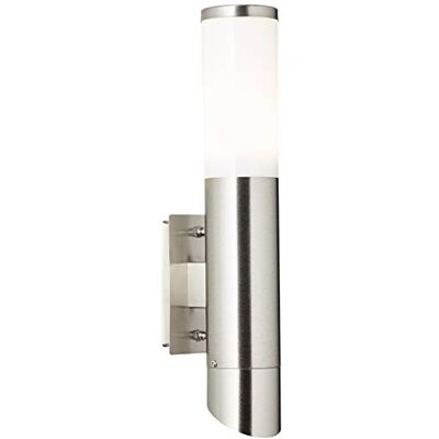 Brilliant Wenda Wandleuchte 2flg Up/Down edelstahl Brilliant Wenda Wandleuchte 2flg Up/Down edelstahl