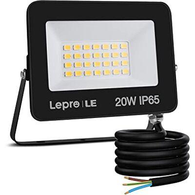 Lepro 20W 1700LM 5000K IP65 LED Strahler Außen 1700LM Superhell Außenstrahler IP65 Wasserdicht Fluter 5000K Scheinwerfer, Aussenleuchte für Garten, Keine Bewegungsmelder Lepro 20W 1700LM 5000K IP65 LED Strahler Außen 1700LM Superhell Außenstrahler IP65 Wasserdicht Fluter 5000K Scheinwerfer, Aussenleuchte für Garten, Keine Bewegungsmelder