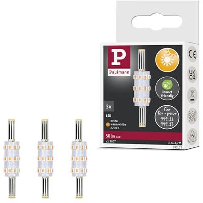 Paulmann 29277 Solar LED Stecksockel Taina Ersatzleuchtmittel 3er-Set 2200K 50lm Paulmann 29277 Solar LED Stecksockel Taina Ersatzleuchtmittel 3er-Set 2200K 50lm