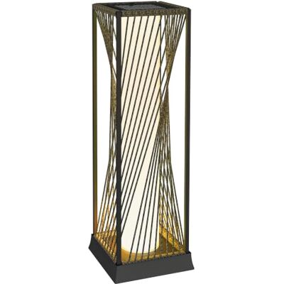 Outsunny Solar Stehlampe Rattan mit Lichtsensor 25 LEDs im Boho-Stil IP44 Spritzwassergeschützt, Solarleuchte Solarlampe Outdoor Lampe, Akku Solarlaterne, für Garten Balkon Außen Rasen Hof Outsunny Solar Stehlampe Rattan mit Lichtsensor 25 LEDs im Boho-Stil IP44 Spritzwassergeschützt, Solarleuchte Solarlampe Outdoor Lampe, Akku Solarlaterne, für Garten Balkon Außen Rasen Hof