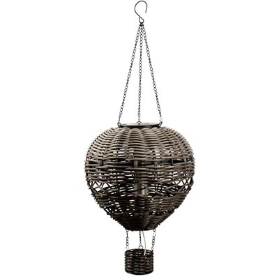 Northpoint Solar Heißluftballon LED Lampe aus Rattan – Wetterfeste Solar Hängelaterne für Garten, Balkon & Terrasse – Boho Deko Windlicht mit warmweißem Licht – Outdoor Solarleuchte zum Aufhängen Northpoint Solar Heißluftballon LED Lampe aus Rattan – Wetterfeste Solar Hängelaterne für Garten, Balkon & Terrasse – Boho Deko Windlicht mit warmweißem Licht – Outdoor Solarleuchte zum Aufhängen
