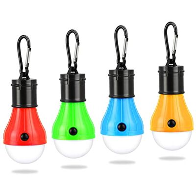 JOPHEK Camping Lampe, 4 x LED Taschenlampe Batteriebetrieben, portabel, Zeltlicht, Wasserdicht, Notfalllicht JOPHEK Camping Lampe, 4 x LED Taschenlampe Batteriebetrieben, portabel, Zeltlicht, Wasserdicht, Notfalllicht