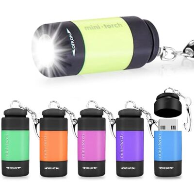 mizikuu 6 Stück Mini LED Taschenlampe, kleine Handlampe Kinder farbige mit Lanyard IP65 Wasserdicht Mini-Lampe Nachtleuchtenden Taschenlampe für Notfälle Freien Nacht, geeignet,Camping mizikuu 6 Stück Mini LED Taschenlampe, kleine Handlampe Kinder farbige mit Lanyard IP65 Wasserdicht Mini-Lampe Nachtleuchtenden Taschenlampe für Notfälle Freien Nacht, geeignet,Camping
