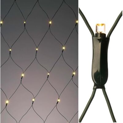hellum Lichternetz außen, 2,4x1,2m, warmweiße LED für Gartenparty, Trafo Lichtervorhang 105 LED, Kabel grün, Garten Licht outdoor für Balkon, Hauswand, Pavillon, Hochzeit, Weihnachten <59lm 565331 hellum Lichternetz außen, 2,4x1,2m, warmweiße LED für Gartenparty, Trafo Lichtervorhang 105 LED, Kabel grün, Garten Licht outdoor für Balkon, Hauswand, Pavillon, Hochzeit, Weihnachten <59lm 565331