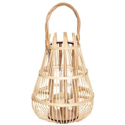 ATMOSPHERA CREATEUR D'INTERIEUR Atmosphera Hohe Korblaterne H. 37,5 cm Beige ATMOSPHERA CREATEUR D'INTERIEUR Atmosphera Hohe Korblaterne H. 37,5 cm Beige