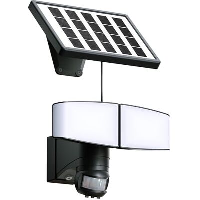 Northpoint LED Solar Strahler Flutlicht Fluter mit Bewegungsmelder Leuchtdauer, Sensitivität und Dämmerungssensor einstellbar für Innen und Außen 6000K kaltweiß 900 Lumen (Schwarz) Northpoint LED Solar Strahler Flutlicht Fluter mit Bewegungsmelder Leuchtdauer, Sensitivität und Dämmerungssensor einstellbar für Innen und Außen 6000K kaltweiß 900 Lumen (Schwarz)