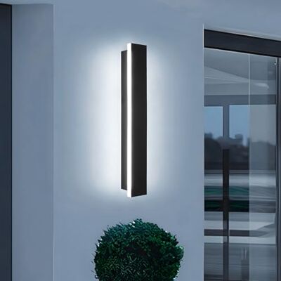 ZTWLEED LED Wandleuchte Aussen,8W/40CM Lange Aussenlampe Wand IP65 Wasserdicht,Kaltweiß 6000K Außenwandleuchten für Gärten Villa Korridor Terrassenbeleuchtung, 110-240V,Schwarz ZTWLEED LED Wandleuchte Aussen,8W/40CM Lange Aussenlampe Wand IP65 Wasserdicht,Kaltweiß 6000K Außenwandleuchten für Gärten Villa Korridor Terrassenbeleuchtung, 110-240V,Schwarz
