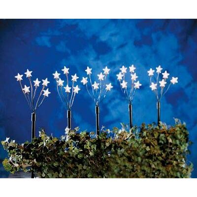 hellum LED Sternenstäbe außen mit Trafo, je 48cm hoch, LED warmweiß Sternenstäbe mit 30 LED, Sterne Ø4cm mit Erdspieß, für draußen Garten, Terrasse, Balkon, Weihnachten, Winter <59lm 530155 hellum LED Sternenstäbe außen mit Trafo, je 48cm hoch, LED warmweiß Sternenstäbe mit 30 LED, Sterne Ø4cm mit Erdspieß, für draußen Garten, Terrasse, Balkon, Weihnachten, Winter <59lm 530155