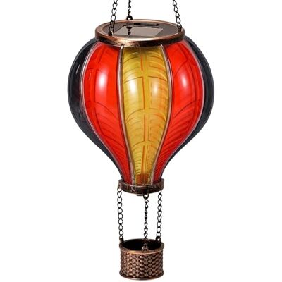 Bonetti Solar Laterne im Heißluftballon Design mit Flammeneffekt Beleuchtung 20 warm-weiße Lichter Solarleuchte zum hängen inkl. Metallkette Gesamthöhe ca. 46,5 cm (WM-Edition (schwarz-rot-gold)) Bonetti Solar Laterne im Heißluftballon Design mit Flammeneffekt Beleuchtung 20 warm-weiße Lichter Solarleuchte zum hängen inkl. Metallkette Gesamthöhe ca. 46,5 cm (WM-Edition (schwarz-rot-gold))