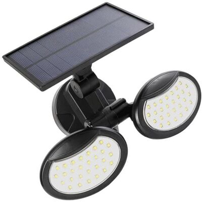 NVOQILIN Outdoor-Bewegungsmelder, Solarleuchten, Doppelkopf-Strahler, 3 Arbeitsmodi, Solar-Sicherheits-Flutlichter für Haustür, Hof, Garten, Garage NVOQILIN Outdoor-Bewegungsmelder, Solarleuchten, Doppelkopf-Strahler, 3 Arbeitsmodi, Solar-Sicherheits-Flutlichter für Haustür, Hof, Garten, Garage