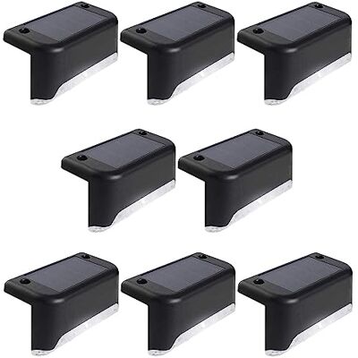 Maclean MCE319 Solar-Terrassenleuchte 8-er Pack Solar Zaunbeleuchtung für Außen LED-Treppenleuchte Gartenleuchte IP44, 4000K, Ni-MH 100 mAh, Dämmerungssensor (8x Stück) Maclean MCE319 Solar-Terrassenleuchte 8-er Pack Solar Zaunbeleuchtung für Außen LED-Treppenleuchte Gartenleuchte IP44, 4000K, Ni-MH 100 mAh, Dämmerungssensor (8x Stück)