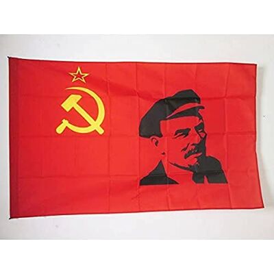 AZ FLAG Flagge Sowjetunion UDSSR mit Lenine 150x90 cm Hohlsaum Für innen und außen Kommunismus dekorative Flagge doppelte Nähte und verstärkte Kanten mit Masttunnel 100D Polyester AZ FLAG Flagge Sowjetunion UDSSR mit Lenine 150x90 cm Hohlsaum Für innen und außen Kommunismus dekorative Flagge doppelte Nähte und verstärkte Kanten mit Masttunnel 100D Polyester