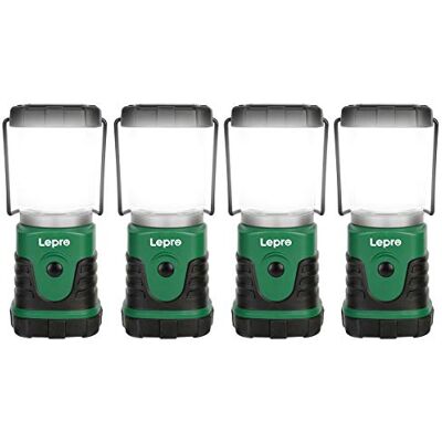 Lepro LED Campinglampe Batteriebetriebene, 350LM, 4 Lichtmodi, 4 Pack Mini Camping Laterne, 350LM, 4 Lichtmodi, Suchscheinwerfer Camping Lampen mit Bügel & Haken, 3 AA Batterie nicht enthalten Lepro LED Campinglampe Batteriebetriebene, 350LM, 4 Lichtmodi, 4 Pack Mini Camping Laterne, 350LM, 4 Lichtmodi, Suchscheinwerfer Camping Lampen mit Bügel & Haken, 3 AA Batterie nicht enthalten