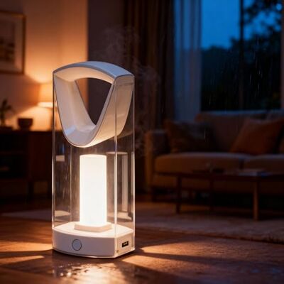 Velamp Tragbare, wiederaufladbare Notlampe mit 400 Lumen, LED-Lampe mit Anti-Blackout-Funktion, natürlichem Licht (4000 K), dimmbar, mit USB-Kabel, sicher, leicht und kompakt Velamp Tragbare, wiederaufladbare Notlampe mit 400 Lumen, LED-Lampe mit Anti-Blackout-Funktion, natürlichem Licht (4000 K), dimmbar, mit USB-Kabel, sicher, leicht und kompakt