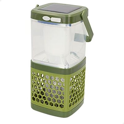 AKTIVE Tragbare Solar-LED-Laterne und Mückenschutzlampe 2 in 1, Campingleuchte, Outdoor, tragbare Leuchte, Mückenvernichter, Campingzubehör, Laternen, Dauerlicht 3,5 bis 4 Stunden (61566) AKTIVE Tragbare Solar-LED-Laterne und Mückenschutzlampe 2 in 1, Campingleuchte, Outdoor, tragbare Leuchte, Mückenvernichter, Campingzubehör, Laternen, Dauerlicht 3,5 bis 4 Stunden (61566)