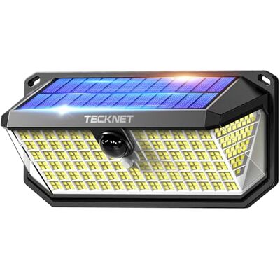 TECKNET Solarlampen für Außen mit Bewegungsmelder,416 LED Licht,1 Stück 300°Superhelle LED Solar Wandleuchten für Außen,IP66 wasserdichte Solar Lampe für Garten,Wand,und Outdoor Beleuchtung TECKNET Solarlampen für Außen mit Bewegungsmelder,416 LED Licht,1 Stück 300°Superhelle LED Solar Wandleuchten für Außen,IP66 wasserdichte Solar Lampe für Garten,Wand,und Outdoor Beleuchtung