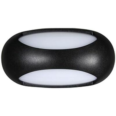 Levitantes Ovale LED-Wandleuchte, Typ C, CCT, Schwarz. Levitantes Ovale LED-Wandleuchte, Typ C, CCT, Schwarz.