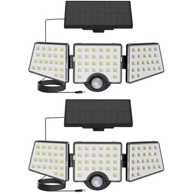 Lepro Solar Außenleuchte, 1000lm, IP65, Bewegungsmelder, 3 Köpfe, 2er-Set Drei verstellbare Leuchtenköpfe verteilen 1000lm gezielt; separates Solarpanel erleichtert sonnige Platzierung; im Alltag. Lepro Solar Außenleuchte, 1000lm, IP65, Bewegungsmelder, 3 Köpfe, 2er-Set Drei verstellbare Leuchtenköpfe verteilen 1000lm gezielt; separates Solarpanel erleichtert sonnige Platzierung; im Alltag.