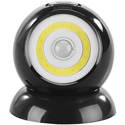 Luminea Bewegungsmelder LED: Ultrahelle COB-LED-Akku-Leuchte mit PIR-Sensor, 200 Lumen, schwarz (Akku Lampe mit Bewegungsmelder, Magnet) Luminea Bewegungsmelder LED: Ultrahelle COB-LED-Akku-Leuchte mit PIR-Sensor, 200 Lumen, schwarz (Akku Lampe mit Bewegungsmelder, Magnet)