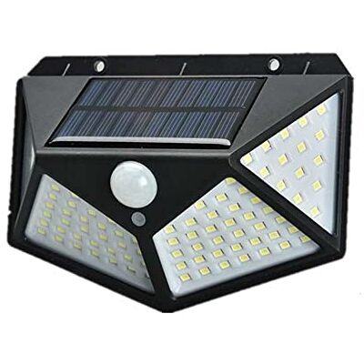tempo di saldi kilponen Solarbetriebener Außenstrahler mit 100 LEDs mit Bewegungssensor tempo di saldi kilponen Solarbetriebener Außenstrahler mit 100 LEDs mit Bewegungssensor