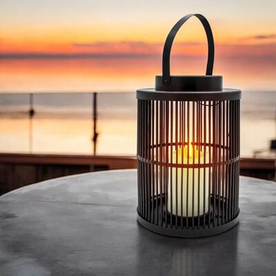 Spetebo Solar Laterne rund mit Flammeneffekt LED Kerze 23 cm Gitter Design Gartenleuchte schwarz Solarleuchte Gartenlampe Stimmungsleuchte für Garten Balkon Terrasse zum Hängen realistische Flamme Spetebo Solar Laterne rund mit Flammeneffekt LED Kerze 23 cm Gitter Design Gartenleuchte schwarz Solarleuchte Gartenlampe Stimmungsleuchte für Garten Balkon Terrasse zum Hängen realistische Flamme