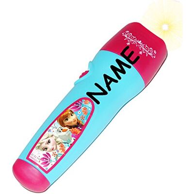 alles-meine.de GmbH LED Taschenlampe die Eiskönigin Frozen incl. Name mit Batterie für Kinder Lampe/Licht Auto Kindertaschenlampe für Jungen & Mädchen Jungent.. alles-meine.de GmbH LED Taschenlampe die Eiskönigin Frozen incl. Name mit Batterie für Kinder Lampe/Licht Auto Kindertaschenlampe für Jungen & Mädchen Jungent..