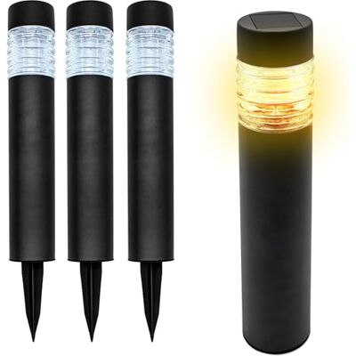 Spetebo Edelstahl Solar Gehwegleuchte 42 x 8 cm 4er Set in anthrazit Garten Wegeleuchte warm weiß Solarleuchte Gartenlicht Außenleuchte Deko Beleuchtung solarbetrieben für Außen Terrasse Spetebo Edelstahl Solar Gehwegleuchte 42 x 8 cm 4er Set in anthrazit Garten Wegeleuchte warm weiß Solarleuchte Gartenlicht Außenleuchte Deko Beleuchtung solarbetrieben für Außen Terrasse