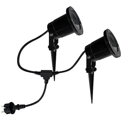 Trango 2-flammig 3074B IP65 LED Gartenstrahler, Außenleuchte aus Alu-Druckguß inkl. je 1x GU10 LED Leuchtmittel & Zuleitungskabel Teichlampe, Gartenleuchte, Außenlampe, Wegbeleuchtung Trango 2-flammig 3074B IP65 LED Gartenstrahler, Außenleuchte aus Alu-Druckguß inkl. je 1x GU10 LED Leuchtmittel & Zuleitungskabel Teichlampe, Gartenleuchte, Außenlampe, Wegbeleuchtung