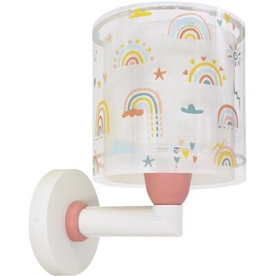 Dalber kinder Wandlampe, Kinderlampe Wandleuchte Rainbow Regenbogen, 41199, E27, Rosa Dalber kinder Wandlampe, Kinderlampe Wandleuchte Rainbow Regenbogen, 41199, E27, Rosa