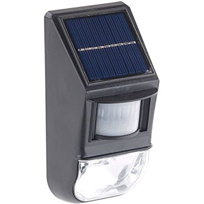 Lunartec Wand Solarlampe: LED-Solar-Wandleuchte, Dämmerungs- & PIR-Bewegungssensor, 50 lm, 0,5 W (Außenbeleuchtung LED Solar, Licht mit Bewegungsmelder, Lampen) Lunartec Wand Solarlampe: LED-Solar-Wandleuchte, Dämmerungs- & PIR-Bewegungssensor, 50 lm, 0,5 W (Außenbeleuchtung LED Solar, Licht mit Bewegungsmelder, Lampen)