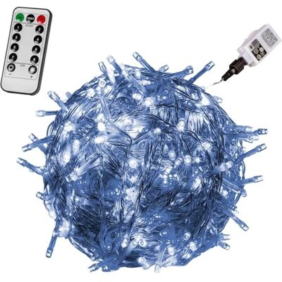 VOLTRONIC LED Lichterkette, innen und außen, IP44, Modell- und Farbwahl, 400 LEDs, kaltweiß, Fernbedienung VOLTRONIC LED Lichterkette, innen und außen, IP44, Modell- und Farbwahl, 400 LEDs, kaltweiß, Fernbedienung