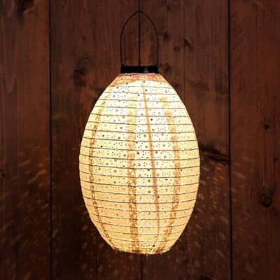 Spetebo LED Solar Lampion oval sand aus Textil 32 cm Garten Deko Beleuchtung warm weiß Solarleuchte Laterne Leuchtkugel Dekoleuchte Partylicht für Außen wetterfest Spetebo LED Solar Lampion oval sand aus Textil 32 cm Garten Deko Beleuchtung warm weiß Solarleuchte Laterne Leuchtkugel Dekoleuchte Partylicht für Außen wetterfest