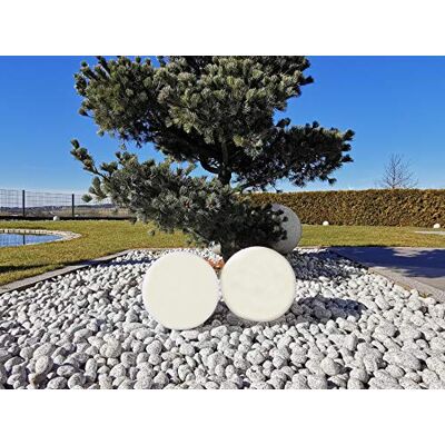 Trango 2er Set SO-003 IP44 LED-Solarleuchte in 30cm Durchmesser Weiß matt mit 3000K warmweiß LED & RGB Farbwechsel LED *SNOWY* Solarkugel, Leuchtkugel, Außenleuchte, Kugellampe, Gartenleuchte, Ball Trango 2er Set SO-003 IP44 LED-Solarleuchte in 30cm Durchmesser Weiß matt mit 3000K warmweiß LED & RGB Farbwechsel LED *SNOWY* Solarkugel, Leuchtkugel, Außenleuchte, Kugellampe, Gartenleuchte, Ball