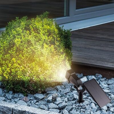 Esotec Solarstrahler warmweiß für Garten, Solar Spot außen Alu 102047 Solarstrahler warmweiß, Alugehäuse, Wand- & Bodenmontage, Erdspieß, wechselbarer Akku, 8h Leuchtdauer, Ø12cm Solarmodul Esotec Solarstrahler warmweiß für Garten, Solar Spot außen Alu 102047 Solarstrahler warmweiß, Alugehäuse, Wand- & Bodenmontage, Erdspieß, wechselbarer Akku, 8h Leuchtdauer, Ø12cm Solarmodul