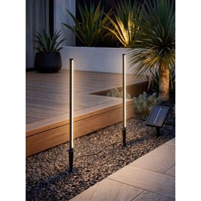 Northpoint 2er-Set Solar LED Wegeleuchte Gartenleuchte Außenbeleuchtung warmweiß wasserdicht mit Solar Panel 1200mAh wiederaufladbarer Akku Northpoint 2er-Set Solar LED Wegeleuchte Gartenleuchte Außenbeleuchtung warmweiß wasserdicht mit Solar Panel 1200mAh wiederaufladbarer Akku