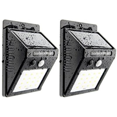 Trango 2er Pack SOL-YF16*2 LED Solar Wandstrahler IP65 *GREEN* Wandleuchte 6000K Tageslichtweiß Außenleuchte mit Bewegungsmelder Solarlampen mit Bewegungssensor Außenwandlampe Sensor Strahler Trango 2er Pack SOL-YF16*2 LED Solar Wandstrahler IP65 *GREEN* Wandleuchte 6000K Tageslichtweiß Außenleuchte mit Bewegungsmelder Solarlampen mit Bewegungssensor Außenwandlampe Sensor Strahler