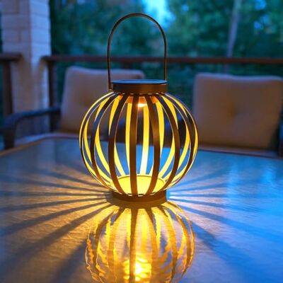 BEPER P207ILO301 Solar-Gartenlampe, LED-Außenleuchte aus Eisen, dekorative Wirkung, automatische Einschaltung, Betriebsdauer bis zu 8 Stunden, IP44 BEPER P207ILO301 Solar-Gartenlampe, LED-Außenleuchte aus Eisen, dekorative Wirkung, automatische Einschaltung, Betriebsdauer bis zu 8 Stunden, IP44