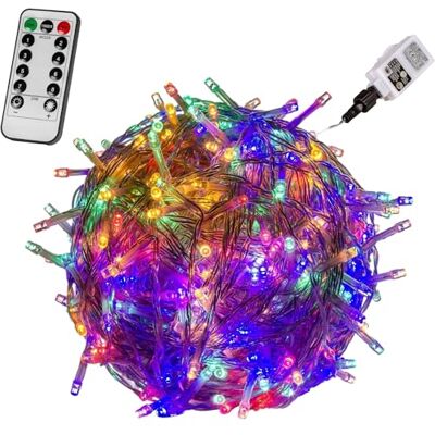 VOLTRONIC LED Lichterkette, innen und außen, IP44, Modell- und Farbwahl, 100 LEDs, bunt, Fernbedienung VOLTRONIC LED Lichterkette, innen und außen, IP44, Modell- und Farbwahl, 100 LEDs, bunt, Fernbedienung
