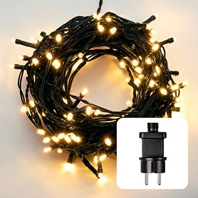hellum LED Lichterkette außen warmweiß Trafo, 40 LED, 3,90m beleuchtet Lichterkette Weihnachtsbaum grünes Kabel, Lichterkette außen warmweiß für Weihnachtsbaum, Garten & Terrasse <59lm 560435 hellum LED Lichterkette außen warmweiß Trafo, 40 LED, 3,90m beleuchtet Lichterkette Weihnachtsbaum grünes Kabel, Lichterkette außen warmweiß für Weihnachtsbaum, Garten & Terrasse <59lm 560435