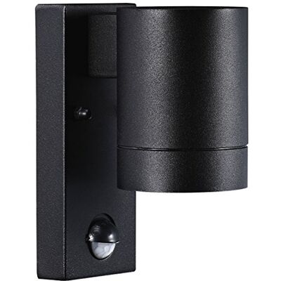Nordlux Wandleuchte mit Bewegungsmelder Tin Maxi 35W schwarz GU10 21502103 Nordlux Wandleuchte mit Bewegungsmelder Tin Maxi 35W schwarz GU10 21502103