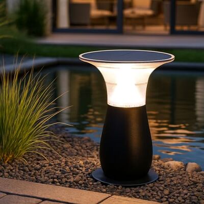 Arnusa Gartenleuchte Power Solarleuchte Helle 360 lm Solarlampe Wegeleuchte Gartenlampe Sockelleuchte kabellos Außenleuchte Terrassenbeleuchtung warmweiß und kaltweiß einstellbar 29x23,5 cm 4000 mAh Arnusa Gartenleuchte Power Solarleuchte Helle 360 lm Solarlampe Wegeleuchte Gartenlampe Sockelleuchte kabellos Außenleuchte Terrassenbeleuchtung warmweiß und kaltweiß einstellbar 29x23,5 cm 4000 mAh