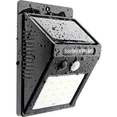 Trango 1er Pack SOL-YF16 LED Solar Wandstrahler IP54 *GREEN* Wandleuchte, Solar Wandlampe mit Bewegungsmelder Außenleuchte, Solarlampen mit Bewegungssensor Außenwandlampe Strahler Trango 1er Pack SOL-YF16 LED Solar Wandstrahler IP54 *GREEN* Wandleuchte, Solar Wandlampe mit Bewegungsmelder Außenleuchte, Solarlampen mit Bewegungssensor Außenwandlampe Strahler