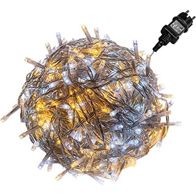 VOLTRONIC LED Lichterkette, innen und außen, IP44, Modell- und Farbwahl, 200 LEDs, kaltweiß / warmweiß VOLTRONIC LED Lichterkette, innen und außen, IP44, Modell- und Farbwahl, 200 LEDs, kaltweiß / warmweiß