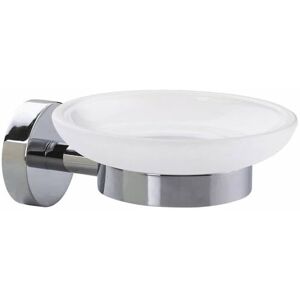 tesa SMOOZ Seifenschale mit Wandhalterung, satiniertem Glas und verchromtem Edelstahl zur Wandbefestigung ohne Bohren, inkl. Klebelösung 110mm x 52mm x 130mm tesa SMOOZ Seifenschale mit Wandhalterung, satiniertem Glas und verchromtem Edelstahl zur Wandbefestigung ohne Bohren, inkl. Klebelösung 110mm x 52mm x 130mm