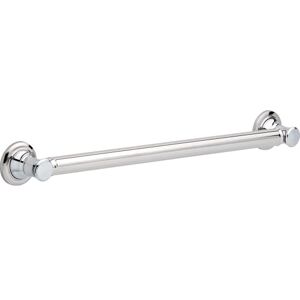 DELTA Wasserhahn Traditioneller Haltegriff Traditionell 24 Inch Decorative Grab Bar Polierts Nickel DELTA Wasserhahn Traditioneller Haltegriff Traditionell 24 Inch Decorative Grab Bar Polierts Nickel