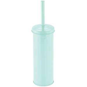 MSV WC Bürste Klobürste Toilettenbürste „Habana“ mit hygienischem Behälter Pastellgrün, Edelstahl, Bleu/Vert, Unique Size MSV WC Bürste Klobürste Toilettenbürste „Habana“ mit hygienischem Behälter Pastellgrün, Edelstahl, Bleu/Vert, Unique Size