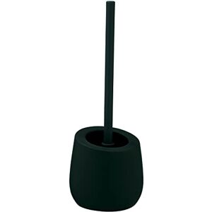 WENKO WC-Garnitur Mod. Badi, Badaccessoire aus hochwertiger Keramik mit Matter Oberfläche, inkl. WC-Bürste mit Ø 7,5 cm Silikon-Bürstenkopf in Schwarz mit Antihaft-Wirkung, Ø 13,5 x 38 cm, Dunkelgrün WENKO WC-Garnitur Mod. Badi, Badaccessoire aus hochwertiger Keramik mit Matter Oberfläche, inkl. WC-Bürste mit Ø 7,5 cm Silikon-Bürstenkopf in Schwarz mit Antihaft-Wirkung, Ø 13,5 x 38 cm, Dunkelgrün