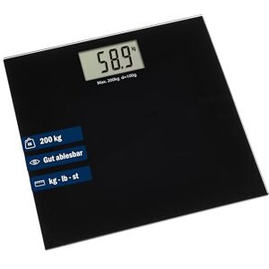 TFA Dostmann Digitale Waage Step Plus, Personenwaage, bis 200kg, schlichtes Design, schwarz, Kunststoff, Trittfläche aus gehärtetem Glas, L340 x B336 x H35 mm, L 320 x B 320 x H 22 mm TFA Dostmann Digitale Waage Step Plus, Personenwaage, bis 200kg, schlichtes Design, schwarz, Kunststoff, Trittfläche aus gehärtetem Glas, L340 x B336 x H35 mm, L 320 x B 320 x H 22 mm
