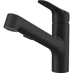 Lenz Küchenarmatur KOA in Schwarz-matt mit herausziehbarer Geschirrbrause und 2 Strahlarten – Anti-Fingerabdruck-Oberfläche – Nickelfrei – Innovatives EasyWeight- & EasyClick-Montagesystem – 46040851 Lenz Küchenarmatur KOA in Schwarz-matt mit herausziehbarer Geschirrbrause und 2 Strahlarten – Anti-Fingerabdruck-Oberfläche – Nickelfrei – Innovatives EasyWeight- & EasyClick-Montagesystem – 46040851
