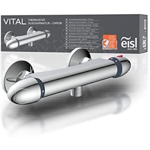 EISL CLT168VCR VITAL Duschthermostat, Mischbatterie mit Thermostat, Wasserhahn Dusche mit Sicherheitssperre bei 38°C, Brausearmatur, Brausethermostat, Chrom EISL CLT168VCR VITAL Duschthermostat, Mischbatterie mit Thermostat, Wasserhahn Dusche mit Sicherheitssperre bei 38°C, Brausearmatur, Brausethermostat, Chrom